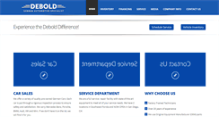 Desktop Screenshot of deboldauto.com